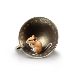 Four Leaf Clover (Mouse In Teacup)