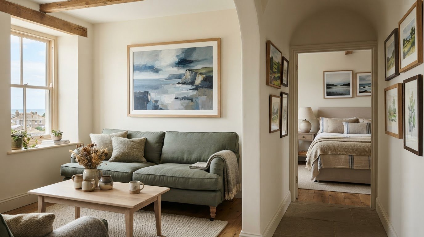 4 room-by-room ideas for artwork in UK holiday lets