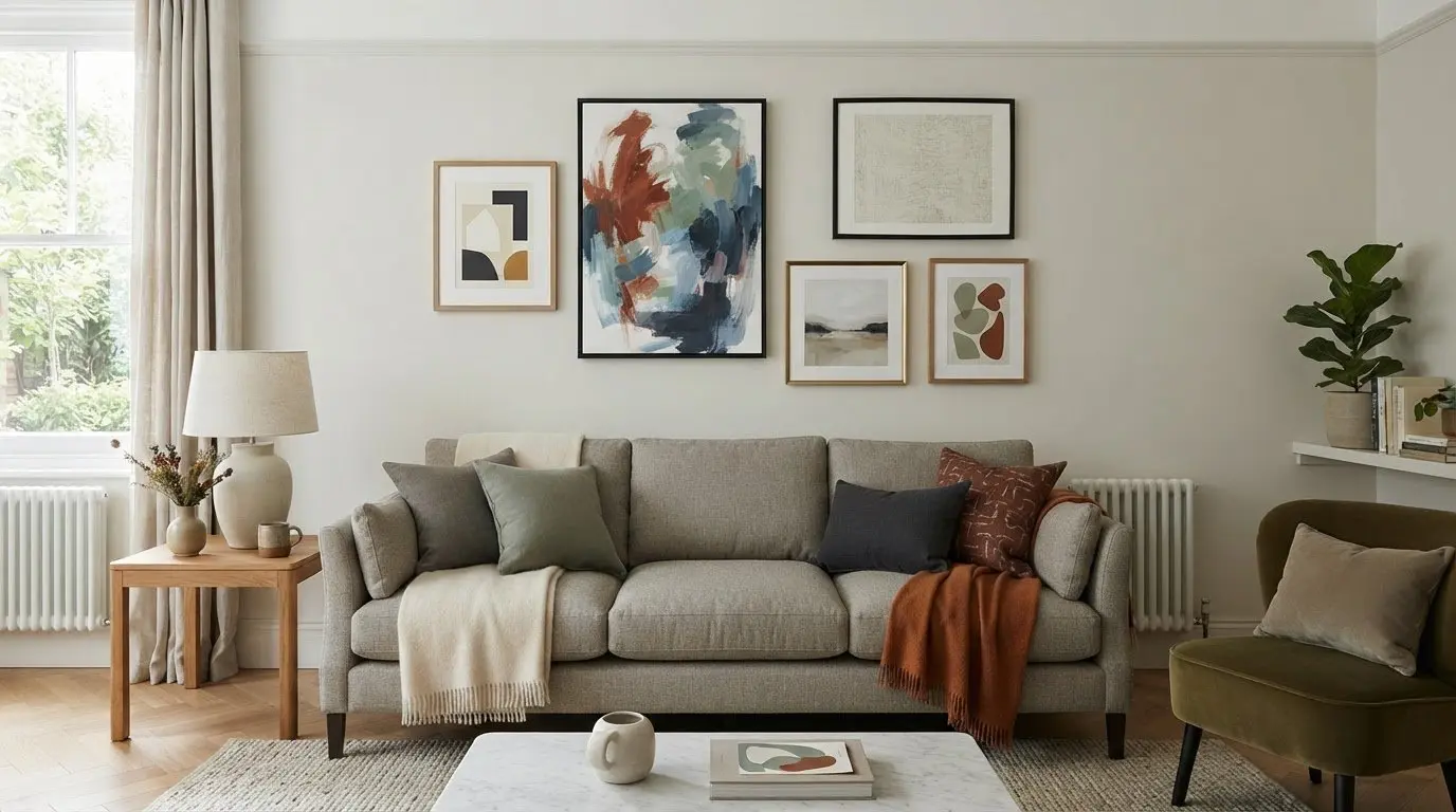 4 Ways to Choose Art for Above a Sofa