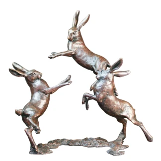 Hares Playing (Medium)