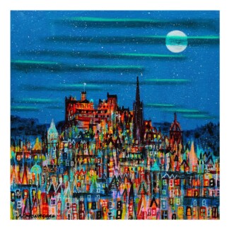 AULD REEKIE, EVENING LANDSCAPE