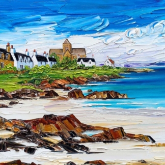 Image of Abbey and Cottages, Iona by Sheila Fowler