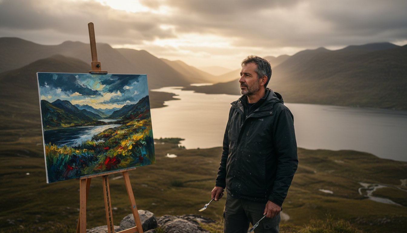 Arie Vardi: The Artist Capturing the Soul of Scotland
