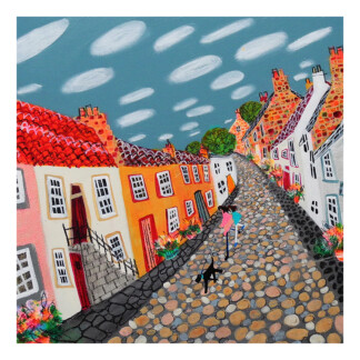 Cobbled Streets And Flowers, Culross