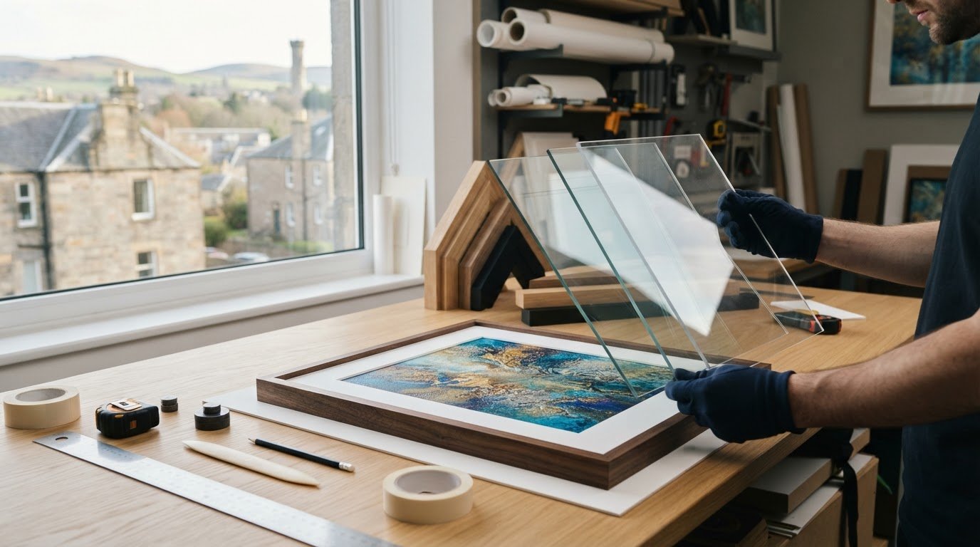 Can I Get My Existing Frame Re-Glazed with UV Glass?