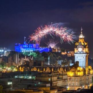 Fireworks display marks the end of the Edinburgh Fringe and International Festival