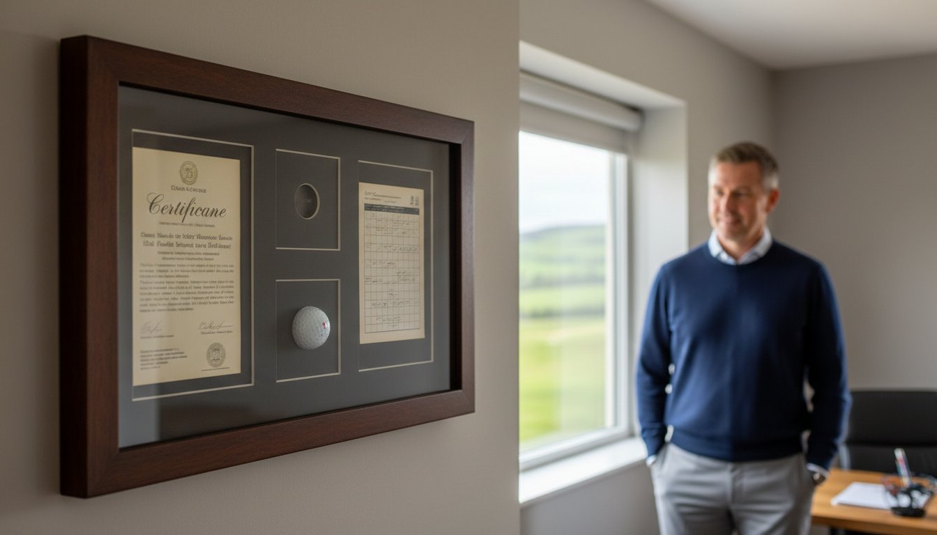 Framing a Hole-in-One Golf Certificate: The Professional Guide to Preserving Your Achievement
