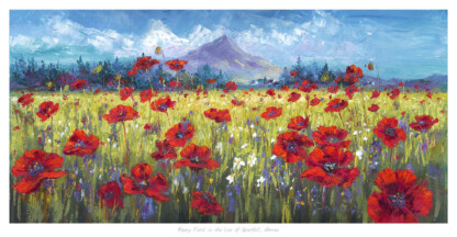 Poppy Field in the Lee of Goatfell,Arran