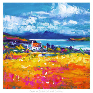 Croft at Duirinish with Cuillins