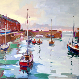 Harbour in March, North Berwick
