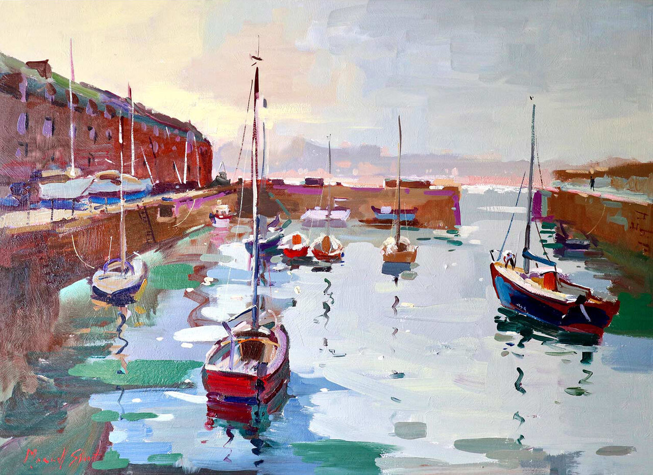 Harbour in March, North Berwick