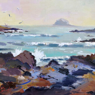 Incoming Tide, Bass Rock, North Berwick