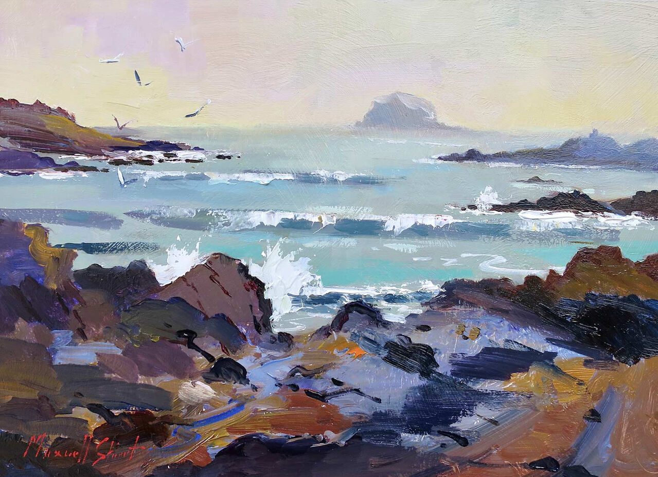 Incoming Tide, Bass Rock, North Berwick