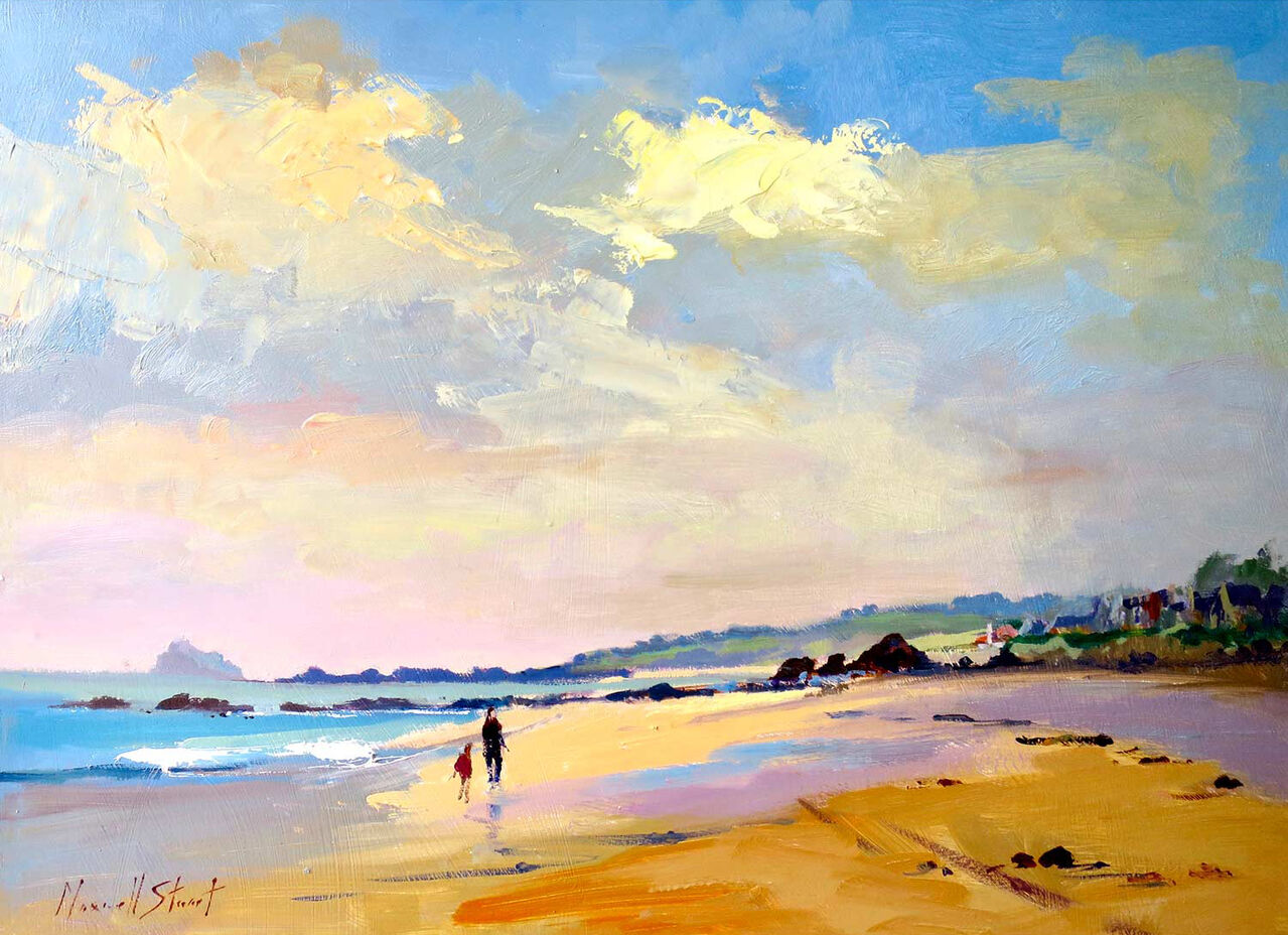 On the Beach at Milsey Bay, North Berwick