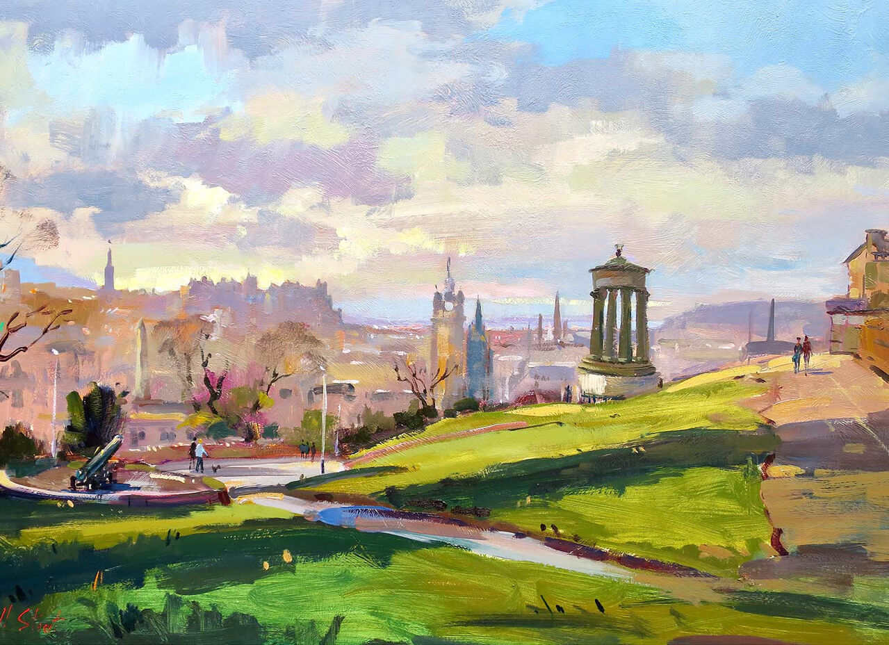 March Morning, Calton Hill, Edinburgh