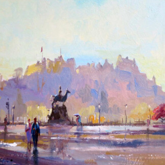 Passing Rain ,Princes Street