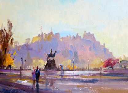 Passing Rain ,Princes Street