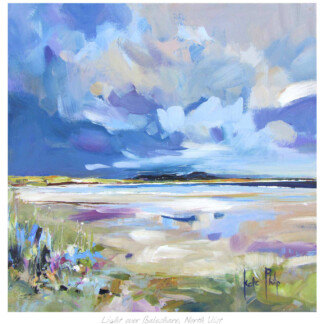 Light over Baleshare, North Uist