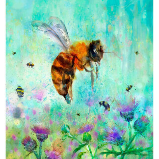Bee and Thistle