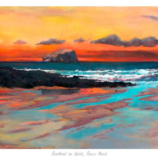 Bathed in Gold Bass Rock