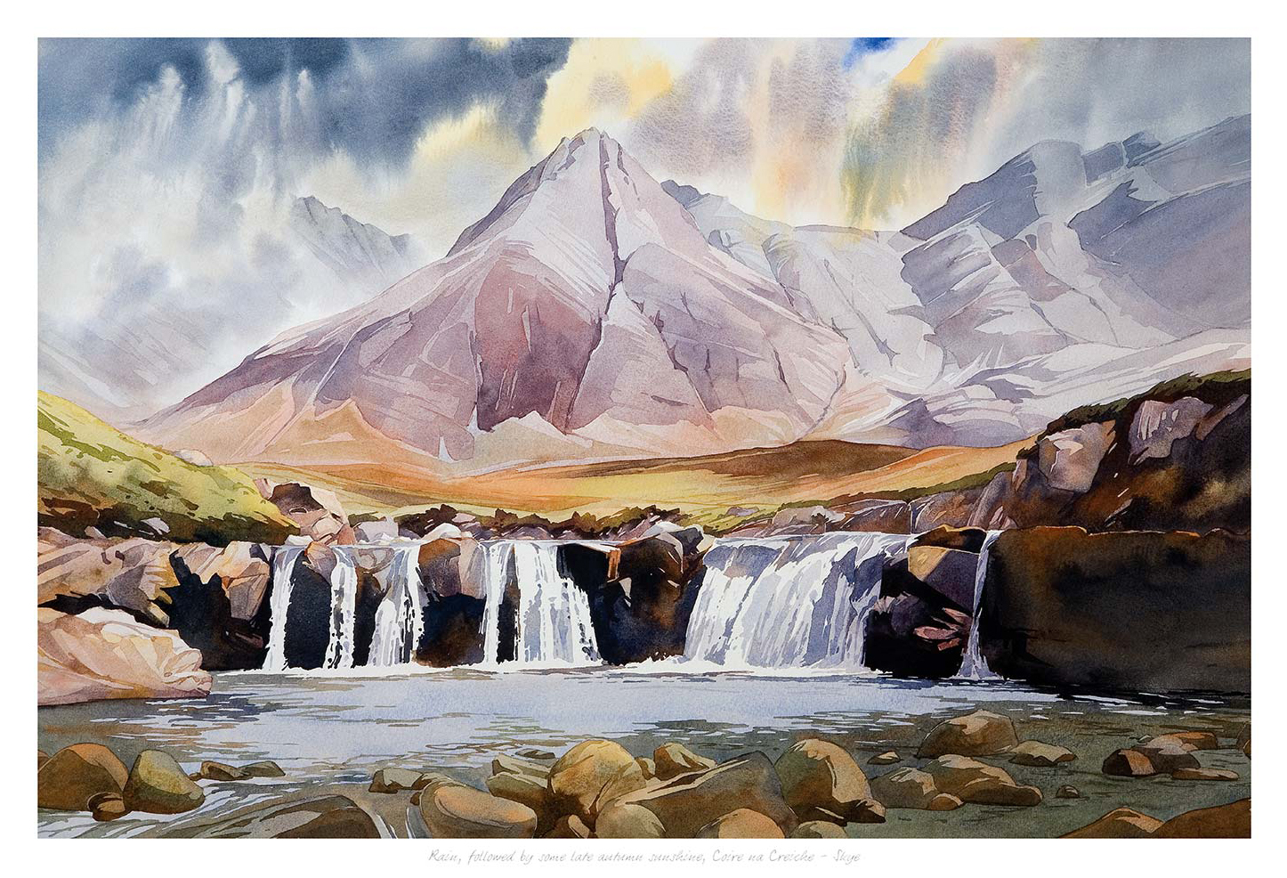 Rain, followed by some late autumn sunshine, Coire na Creiche, Skye