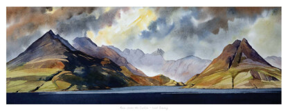 Rain clears the Cuillin, Loch Scavaig