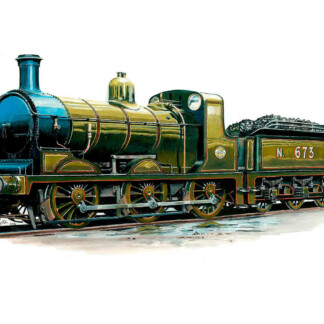 North British Railway No-673 Maude as built 1891 by Neilson and Co Glasgow