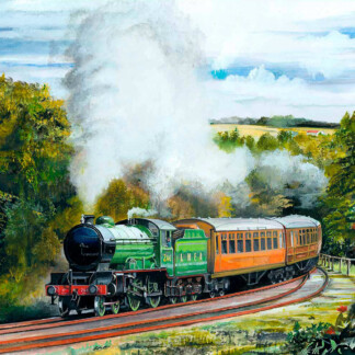 LNER D49 No 246 approaching Manuel on the Bo ness and Kinneil Railway