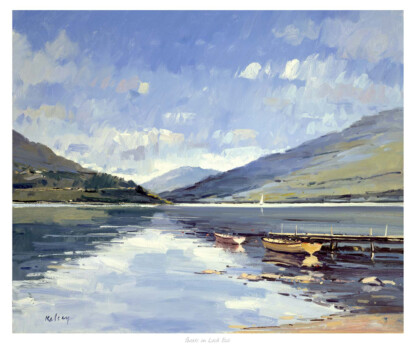 Boats on Loch Eck