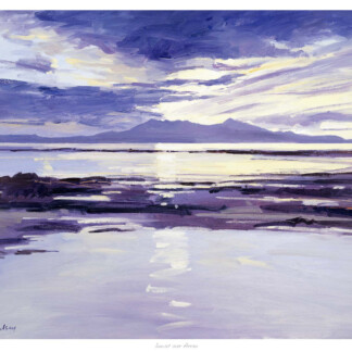 Sunset over Arran