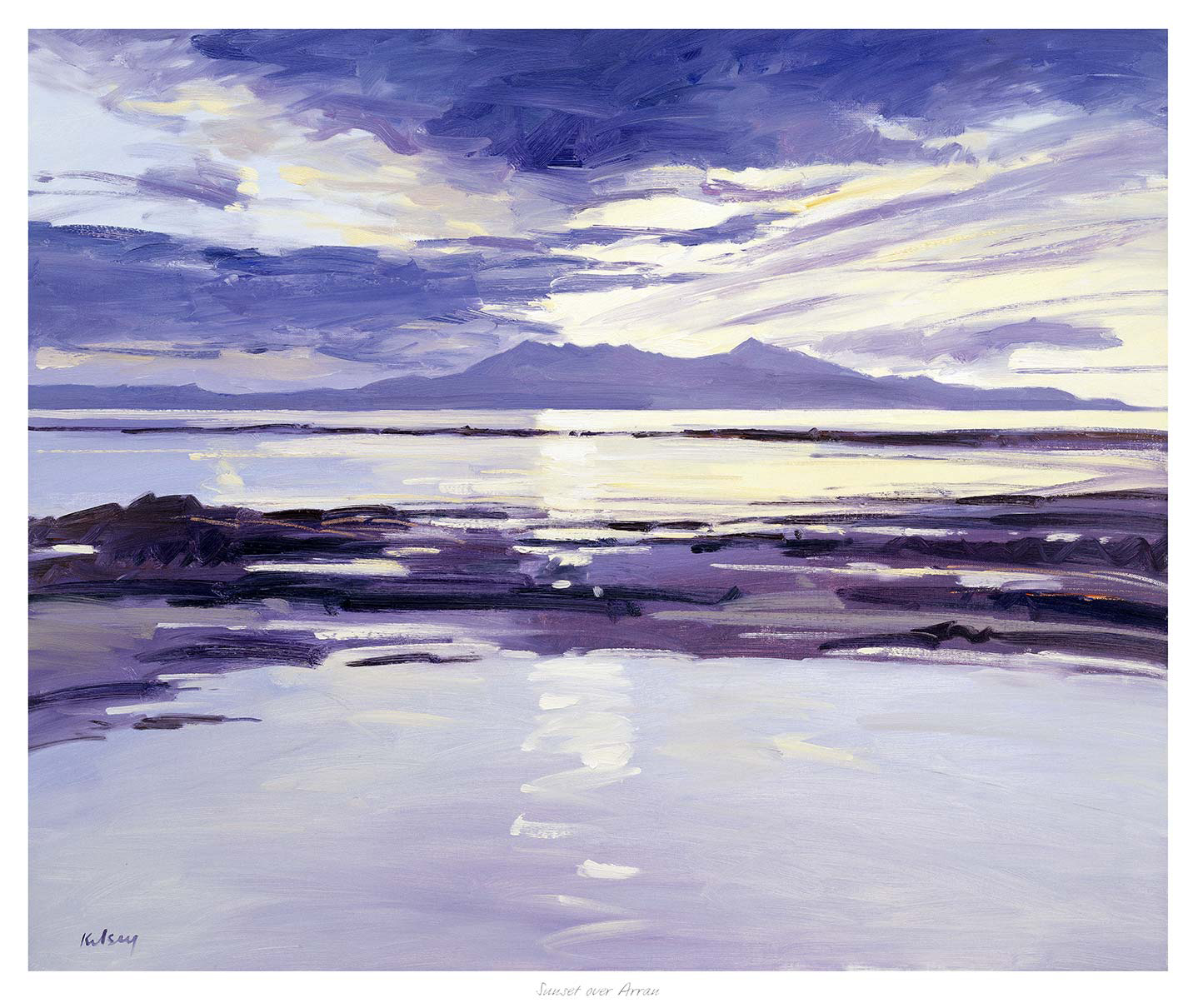 Sunset over Arran