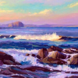 Image of Afternoon Waves, The Bass Rock by Colin Robertson