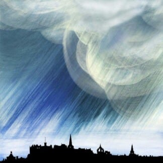 Image of Rain Storm over Edinburgh by Esther Cohen