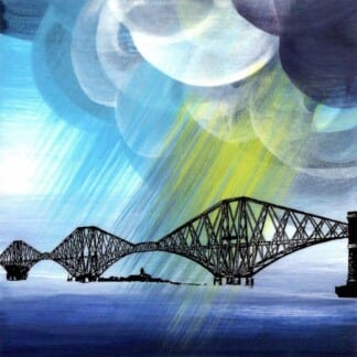 Image of Storm Clouds over Forth Bridge by Esther Cohen
