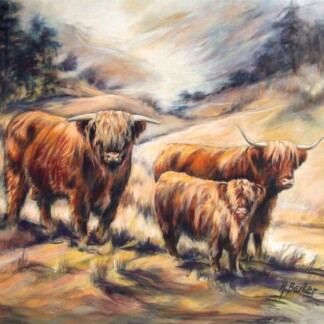 Image of Autumn in the Perthshire Hills by Hillary Barker