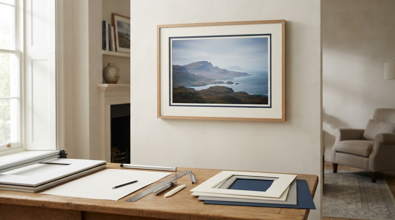 How to Choose a Mount Width That Fits Your Artwork
