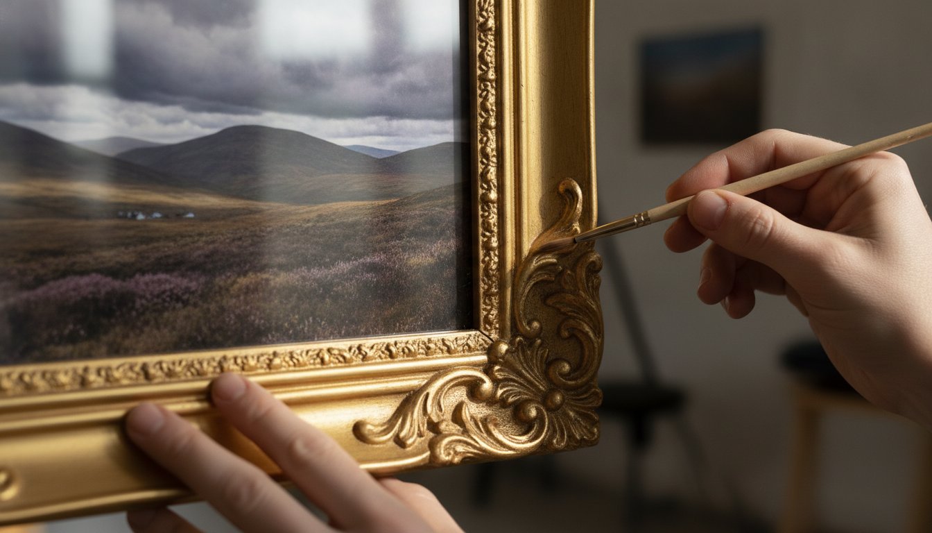 How to Clean Dust from Ornate Picture Frames Without Damaging Them