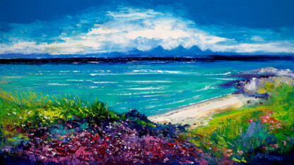 The Paps of Jura from Isle of Gigha
