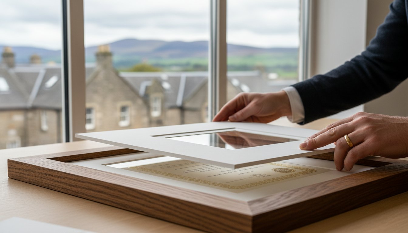 Professional Certificate Framing Service: Preserving Your Achievements