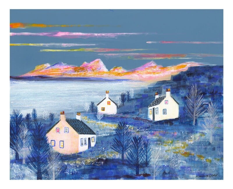 Image of Sunset, The Cuillins, Isle Of Skye by Nikki Monaghan