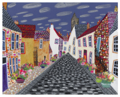 Silver Cobbles & Summer Pots Culross
