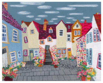 White Horse Close & Summer Pots