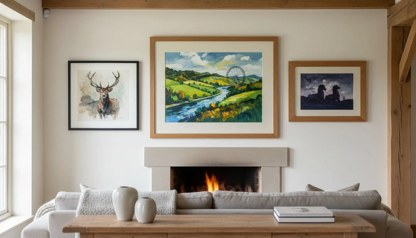 Art for Country Farmhouse Style: The Essential Guide to Sourcing and Framing