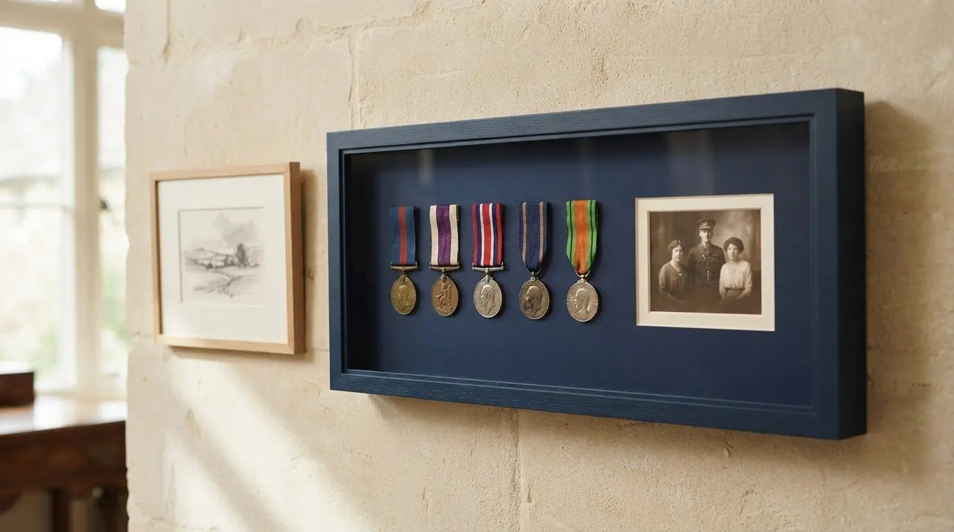 Framing a Collection of Medals in the UK: Layouts and Protection