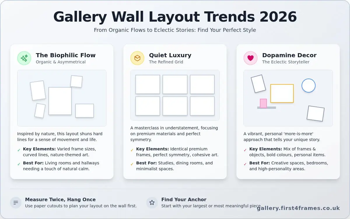 Gallery Wall Layout Ideas: 10 Inspiring Trends for 2026