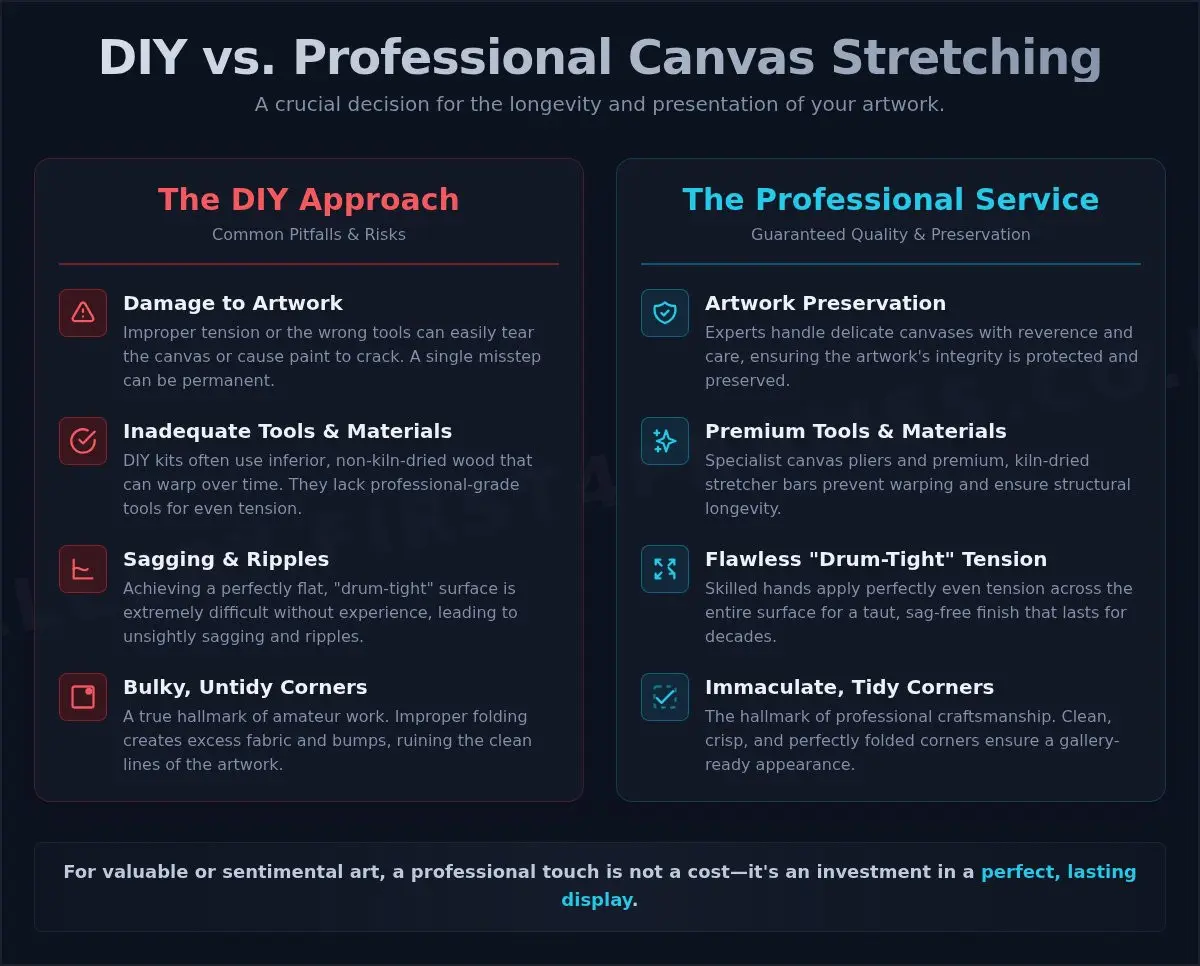 Professional Canvas Stretching UK: The Ultimate Guide to Displaying Your Art