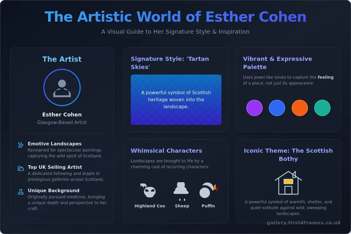 Esther Cohen: A Guide to the Artist and Her Iconic Scottish Art