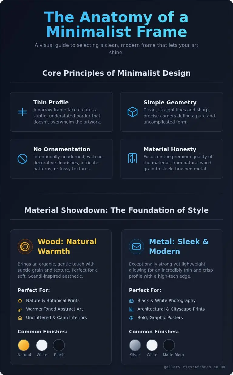 Minimalist Picture Frames UK: The Ultimate Guide to Clean & Simple Style