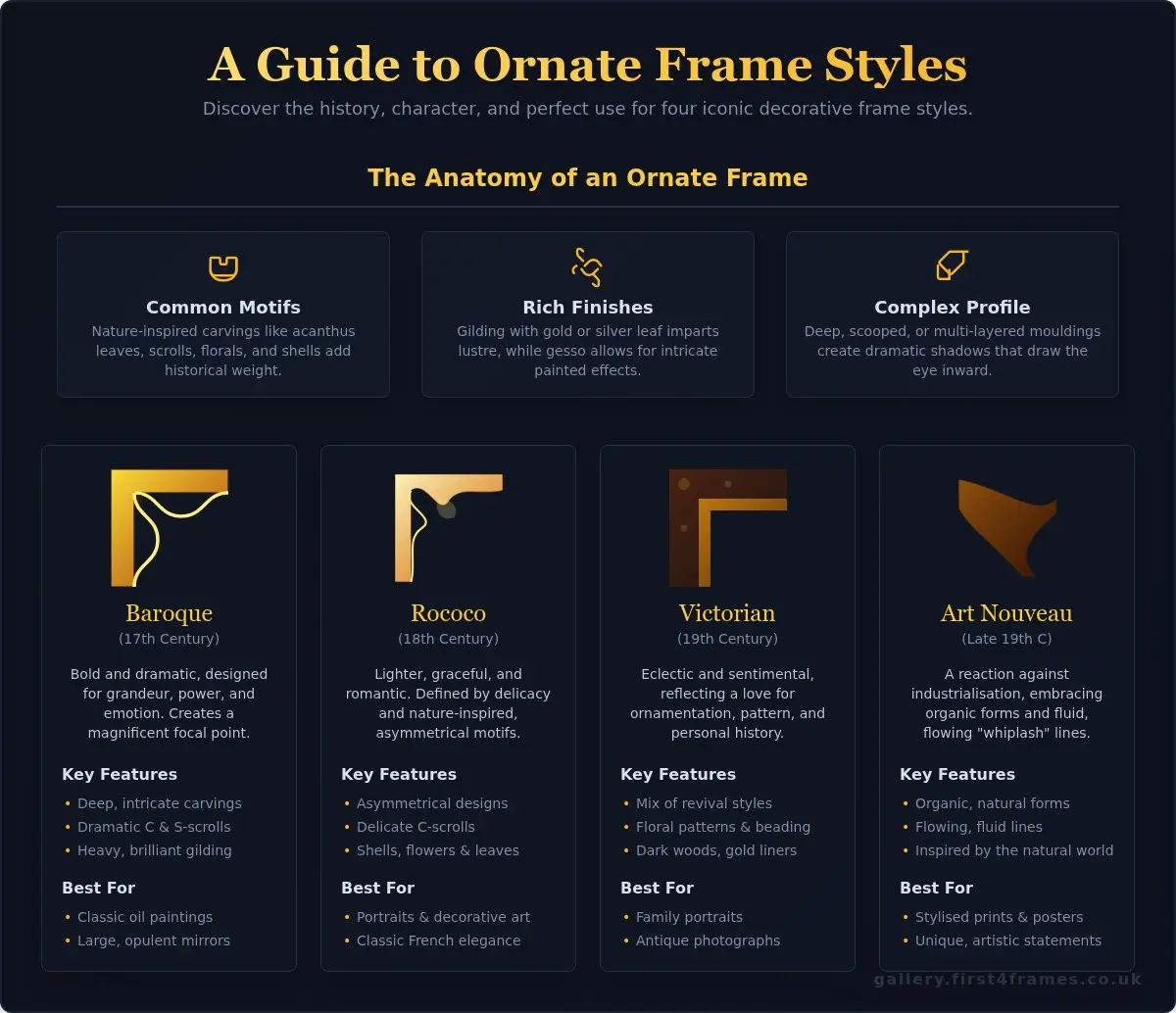 Ornate and Decorative Picture Frames: A Guide to Timeless Elegance