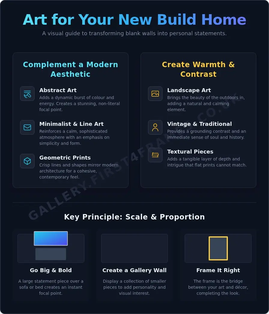 Art for New Build Homes: Your Guide to Adding Personality & Character